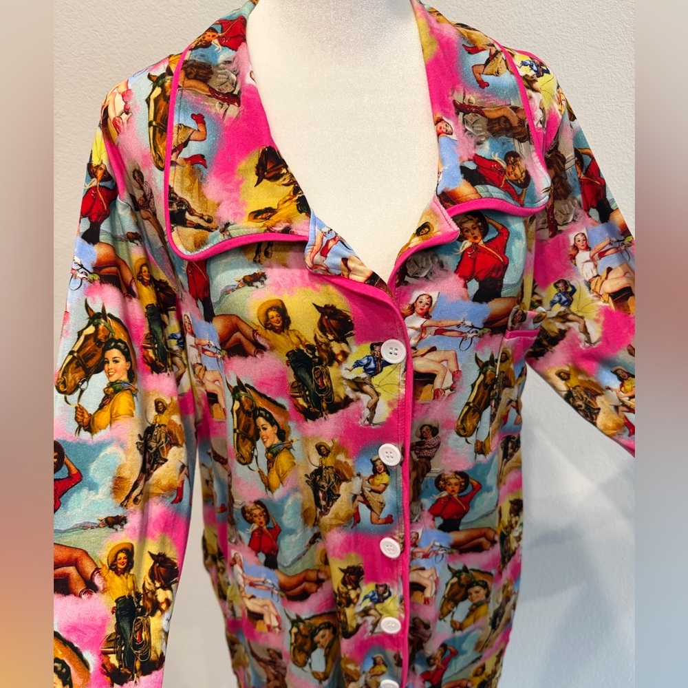 Western Sweetheart women’s Bamboo pajama Set - Picture 2 of 6